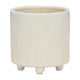 Garden Planter Set of 2 | Glossy White Diamond Patterned Ceramic Body