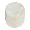 Garden Planter Set of 2 | Glossy White Diamond Patterned Ceramic Body