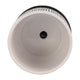 Indoor Mesh Planter with Saucer | 6" White Gray Textured Ceramic