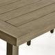 Kristi Outdoor Dining Table | Rectangular Wood Top | Gray Iron Legs | 69"
