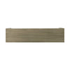 Dining Bench | Rectangular Seat Panel Legs | Gray & Taupe Wood | 63"