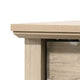 Lara Tall Dresser Chest | 4 Drawers | Black Handles | Light Oak Brown Wood