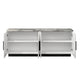 Sda Sideboard Buffet Console | 4 Doors with Adjustable Shelf | White 63"