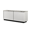 Sda Sideboard Buffet Console | 4 Doors with Adjustable Shelf | White 63"
