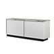 Sda Sideboard Buffet Console | 4 Doors with Adjustable Shelf | White 63"