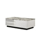 Sda Sideboard Buffet Console | 4 Doors with Adjustable Shelf | White 63"