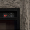Rera TV Stand Media Cabinet Electric Fireplace Heater | 70" Walnut Gray