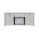 Tony Electric Fireplace TV Stand Cabinet with Heater | 70" Walnut White