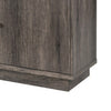 Ambi Electric Fireplace TV Stand Cabinet | Heater | 2 Door | 70" Wood Gray