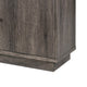 Ambi Electric Fireplace TV Stand Cabinet | Heater | 2 Door | 70" Wood Gray