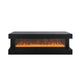 Vista LED Fireplace TV Stand Cabinet with Bluetooth Speaker | 71" Black