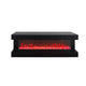 Vista LED Fireplace TV Stand Cabinet with Bluetooth Speaker | 71" Black