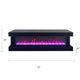 Vista LED Fireplace TV Stand Cabinet with Bluetooth Speaker | 71" Black
