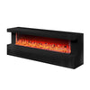 Dori LED Fireplace TV Stand Cabinet with Bluetooth Speaker | 71" Black