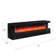 Dori LED Fireplace TV Stand Cabinet with Bluetooth Speaker | 71" Black