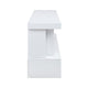 Cere Electric Fireplace TV Console | Bluetooth Speaker | 71" White Wood