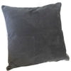 Rola Square Throw Pillow | Let It Snow Embroidery | Gray Cotton 20"