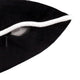 Vobo Lumbar Pillow | Ghost | Pumpkin | & Boo Embroidery | Black Velvet 14x20