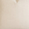 Niva Square Throw Pillow | Linen-Like Ivory | Decorative Stitched trim 24x24
