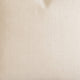 Niva Square Throw Pillow | Linen-Like Ivory | Decorative Stitched trim 24x24