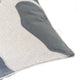Lopa Square Throw Pillow | Holiday Reindeer Embroidery | Gray Velvet 20"