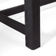 Outdoor Bench | 63" Sandblasted Gray Wood Seat | Black Metal Legs