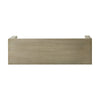 Accent Dining Bench | 48" Taupe Gray Finish | Panel Legs Acacia Wood