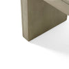 Accent Dining Bench | 48" Taupe Gray Finish | Panel Legs Acacia Wood
