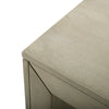 Accent Dining Bench | 48" Taupe Gray Finish | Panel Legs Acacia Wood