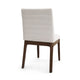Dining Side Chair Set of 2 | | Channel Stitching | Light Beige Fabric