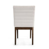 Dining Side Chair Set of 2 | | Channel Stitching | Light Beige Fabric