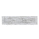 Outdoor Dining Bench | 63" Sandblasted Gray Slatted Seat | Black Legs