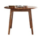 Bergi Dining Table w 2 Drop Leaves | 26-42" Round | Rustic Brown Wood