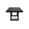 Nea Dining Table w Butterfly Leaf | 72-90" Rectangular | Gray Brown