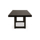 Nea Dining Table w Butterfly Leaf | 72-90" Rectangular | Gray Brown