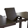 Nea Dining Table w Butterfly Leaf | 72-90" Rectangular | Gray Brown