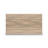 Seci Dining Table | 72" Rectangular Gray Brown Top | Black Wood Legs