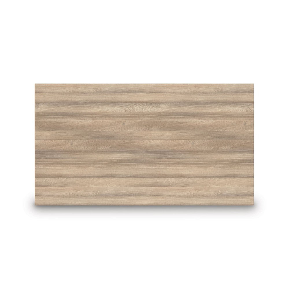 Seci Dining Table | 72" Rectangular Gray Brown Top | Black Wood Legs