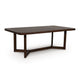 Dely Extension Dining Table | 84-108" Rectangular Top | Dark Brown Wood