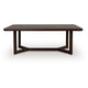 Dely Extension Dining Table | 84-108" Rectangular Top | Dark Brown Wood