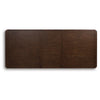 Dely Extension Dining Table | 84-108" Rectangular Top | Dark Brown Wood