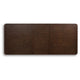 Dely Extension Dining Table | 84-108" Rectangular Top | Dark Brown Wood