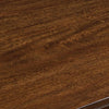 Dela Breakfast Dining Table | 35" Triangular Top | 3 Legs | Medium Brown