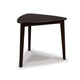 Maly Breakfast Dining Table | 35" Beveled Triangular Top | Merlot Red