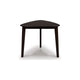 Maly Breakfast Dining Table | 35" Beveled Triangular Top | Merlot Red