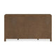 Cabal 6 Drawer Wide Dresser | Aged Pewter Handles | Glazed Light Brown