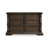 May Classical Wide Dresser | 6 Drawers w Carved Fronts | Dark Brown