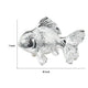 Decorative Fish Figurine | 10" Silver Resin Tabletop Accessory