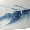 Decorative Ginger Jar with Lid | 17" White & Blue Porcelain