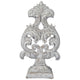 Deki Sculptural Tabletop Decor | Baroque Inspired Crested Arrow | Gray